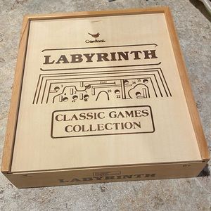Labyrinth Wooden Game Cardinal Classic Games Collection Wood Box 11 x 12 2/2”